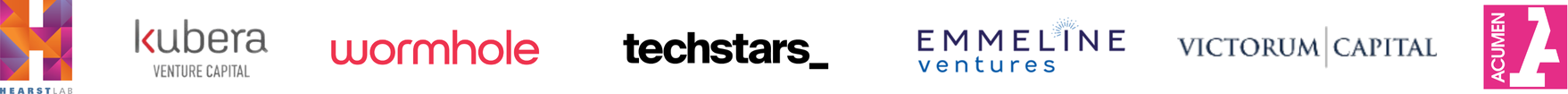 Hearst Lab, Kubera Venture Capital, Wormhole, Techstars, Emmeline Ventures, Victorum Capital, Acumen