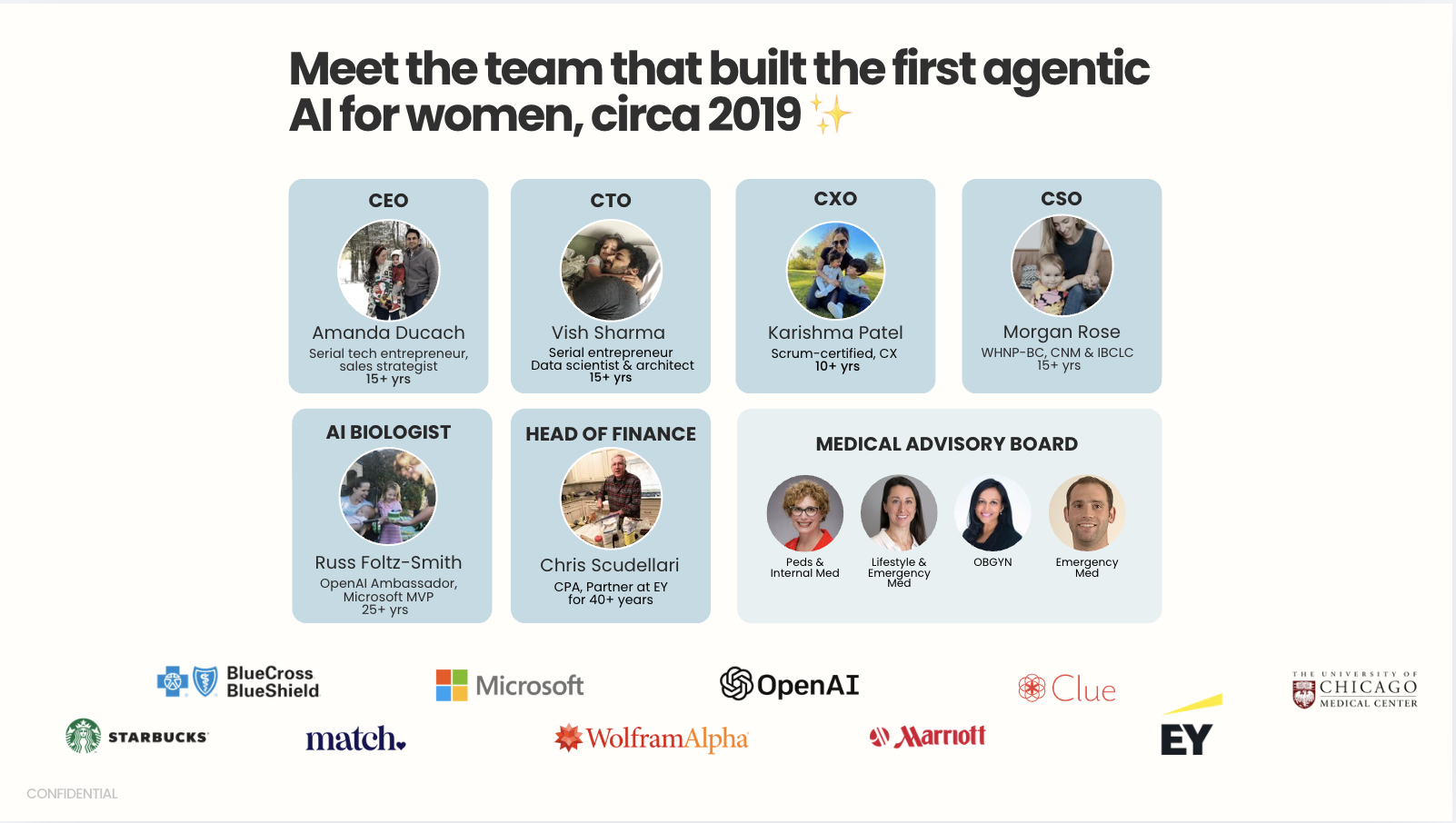 The Ema team and advisory board